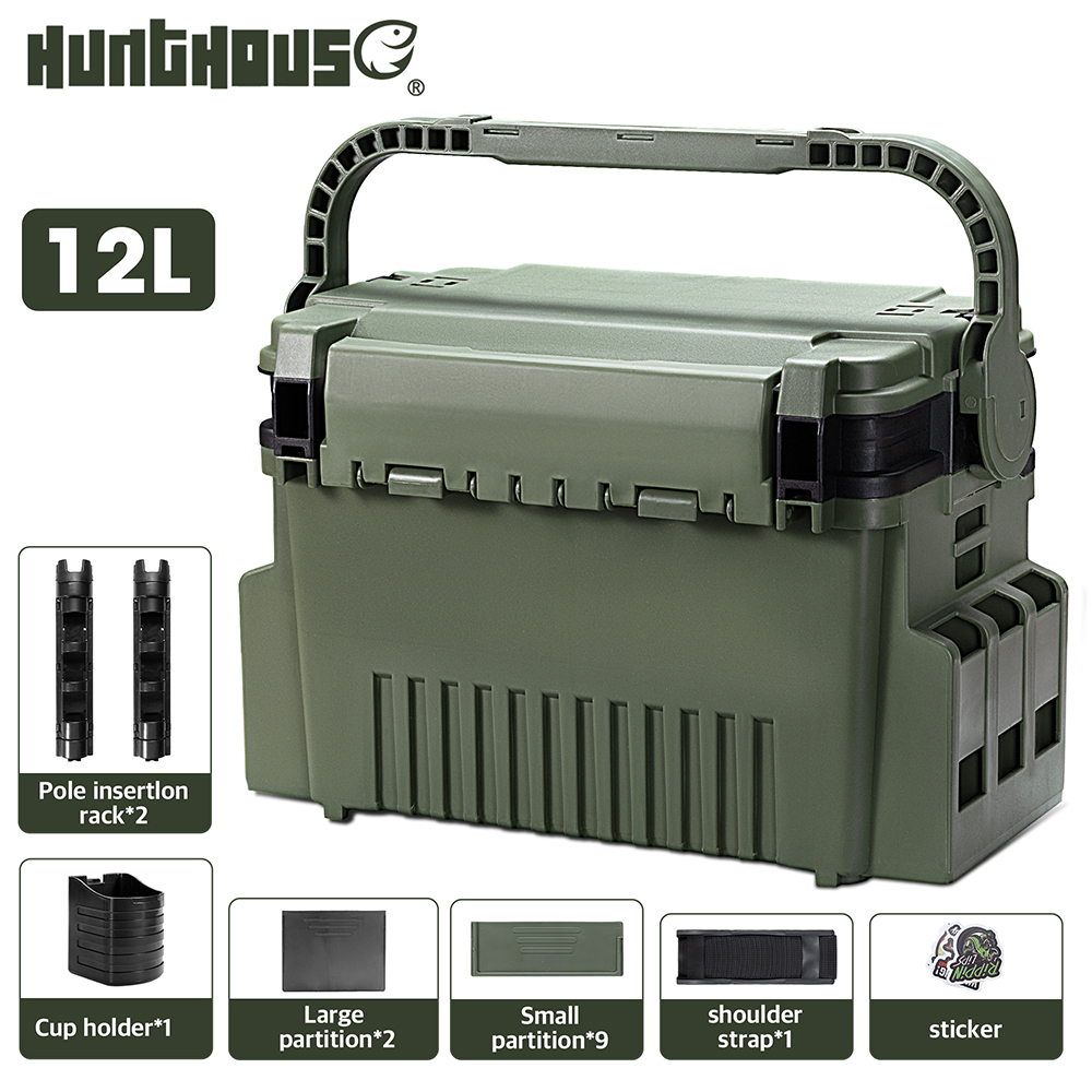 Hunthouse 12L Large Fishing Ta - огляд і ціна Fishing Kayak Crate